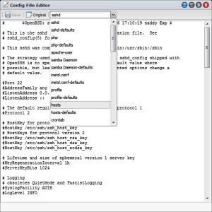 Config File Editor pour DiskStation