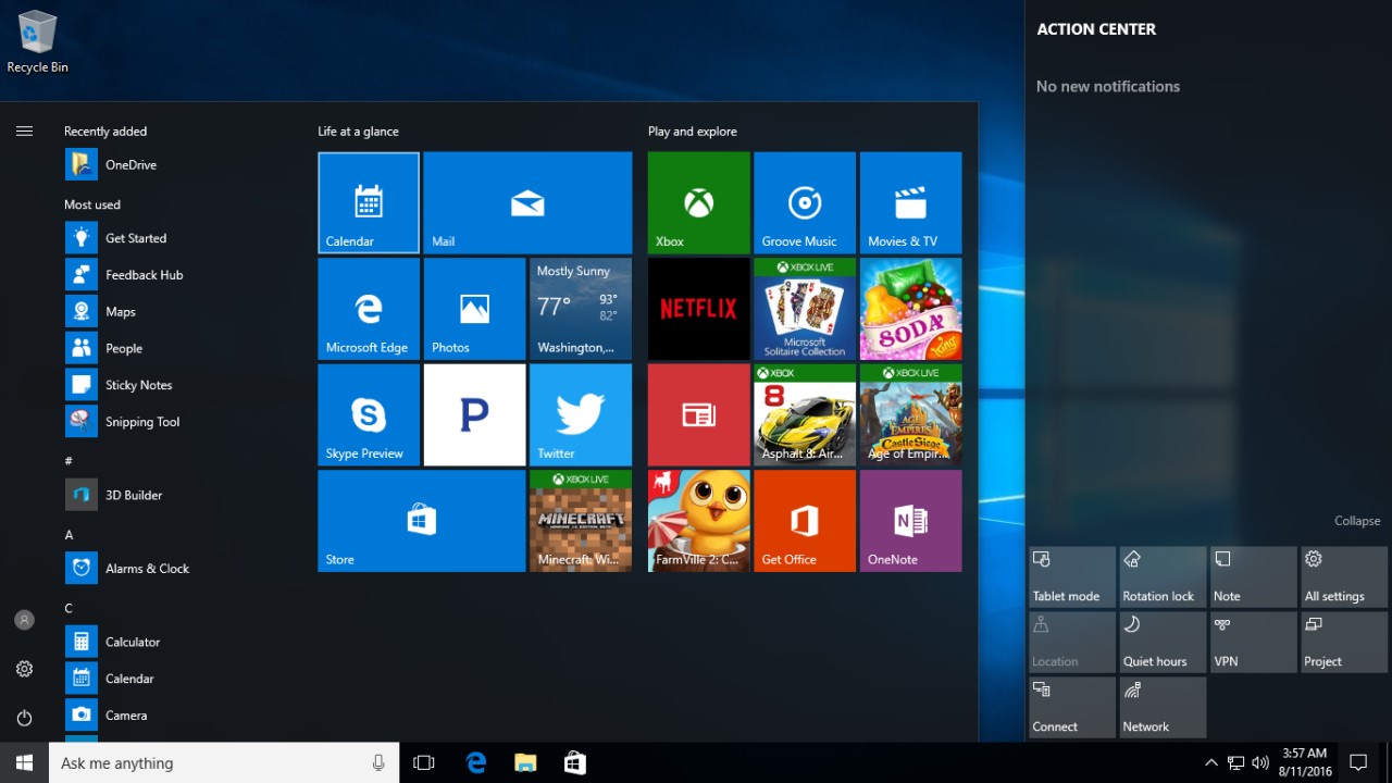 Icône "Obtenir Windows 10"