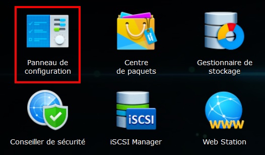 Panneau de configuration de DSM 6.x