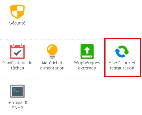 Mise à jour de DSM